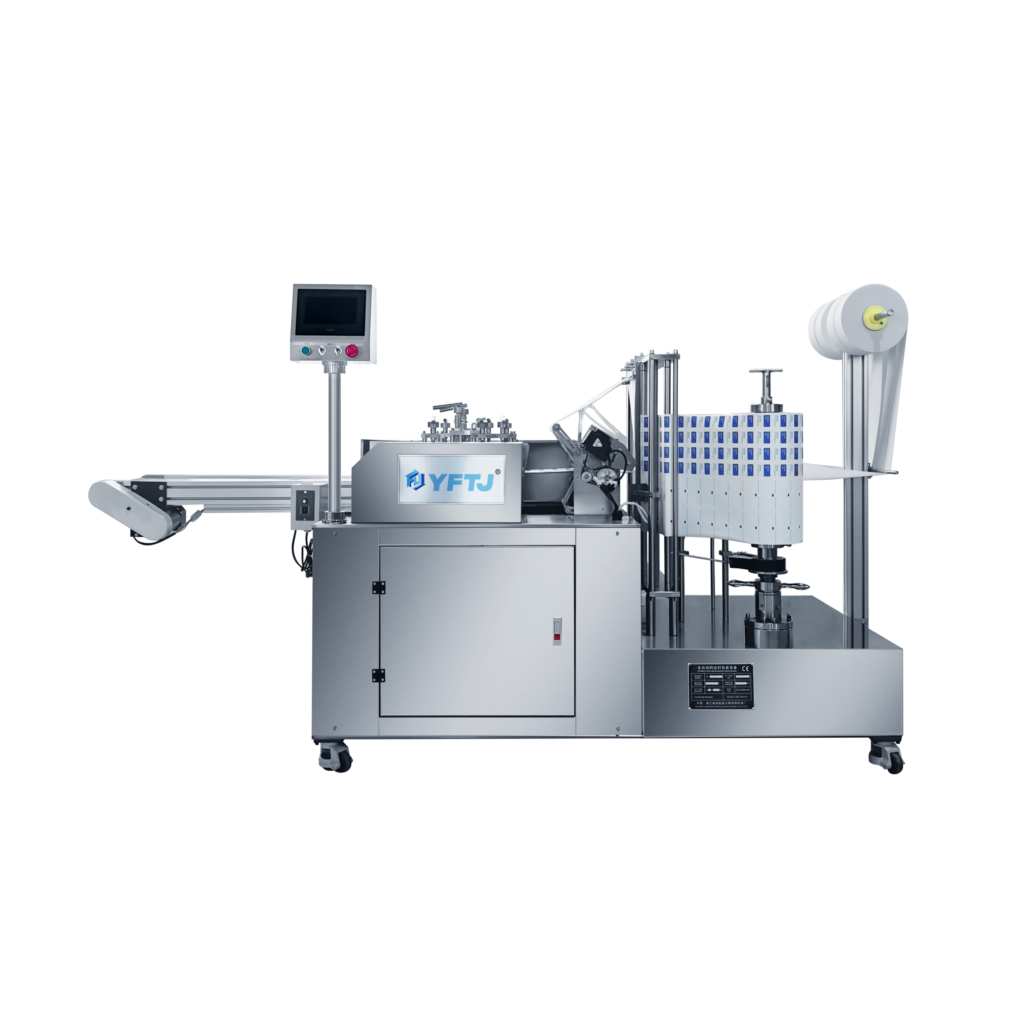 YF-04000S 4-lane alcohol prep pad packaging machine