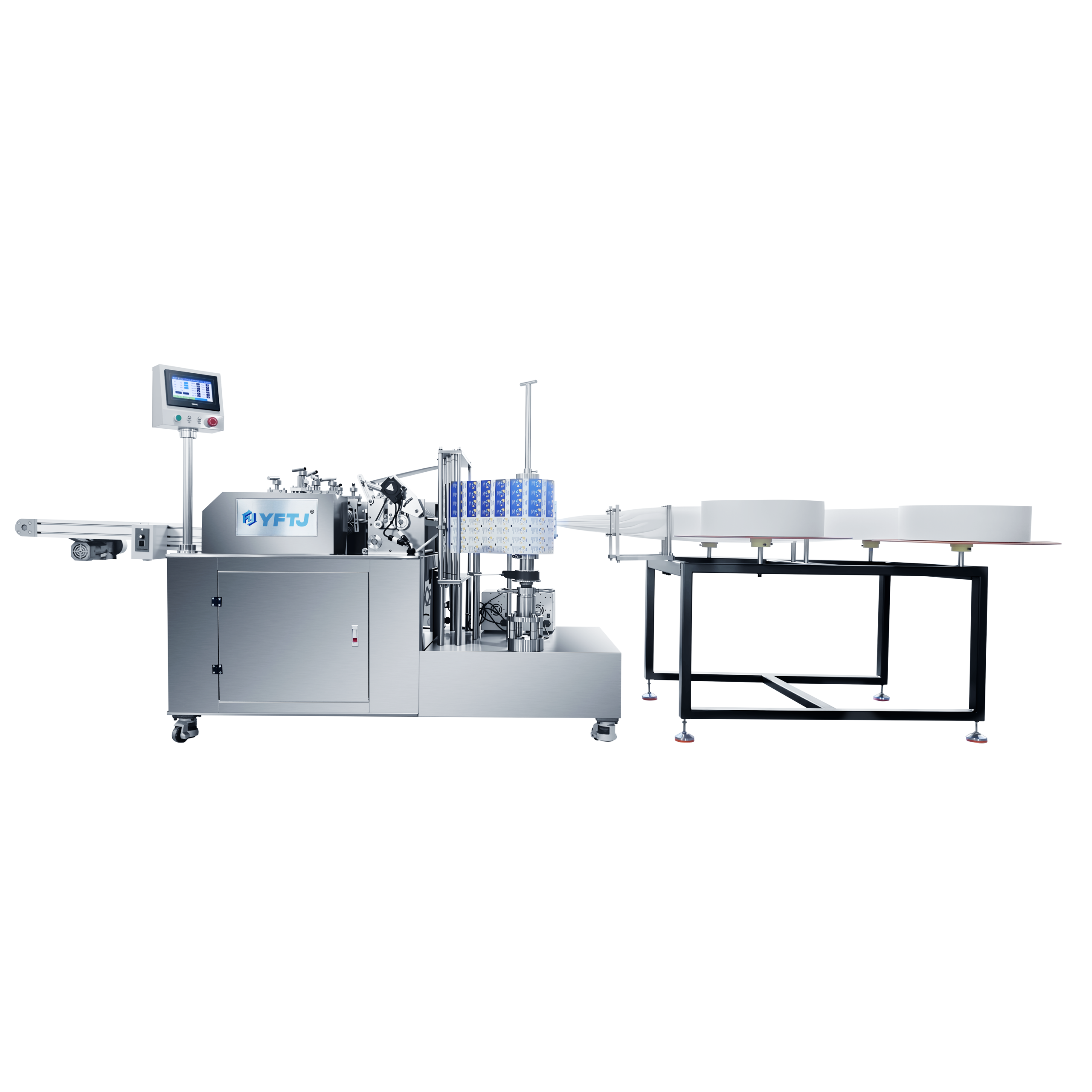 YF-06000S 6-lane wet wipe packaging machine