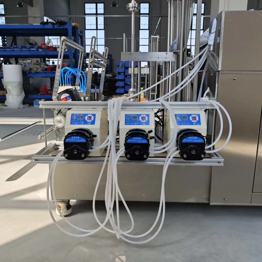 YF-04000S-6 alcohol prep pad machine liquid injection pump