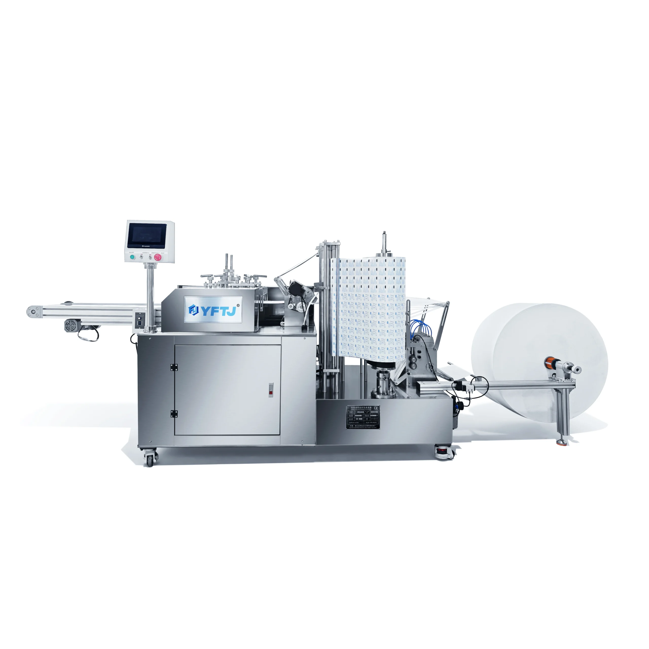 YF-04000S-6 automatic alcohol prep pad machine